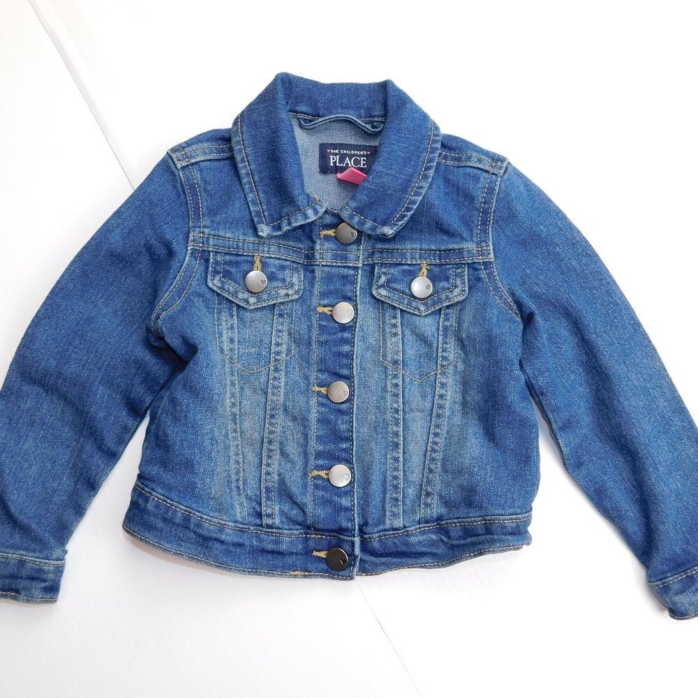 The Children's Place Blue Denim Jean Jacket Toddler Girls 2T